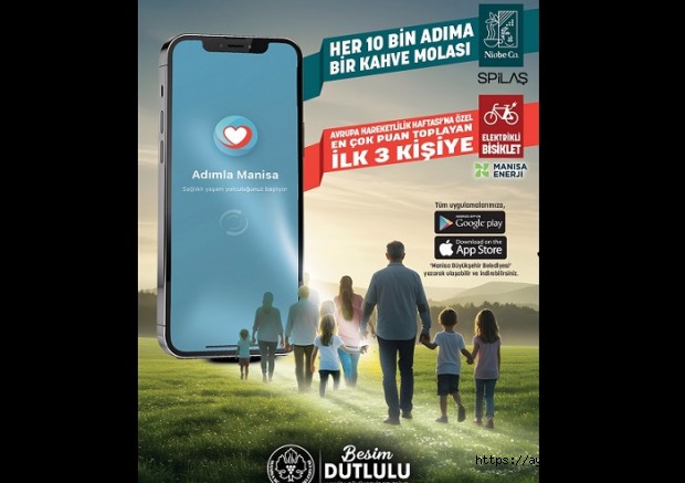 ‘Adımla Manisa’ ile Sağlıklı Yaşam ve Ödül Bir Arada
