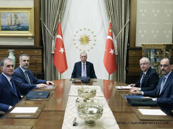 Beştepede Cumhurbaşkanı Erdoğan başkanlığında güvenlik toplantısı yapıldı