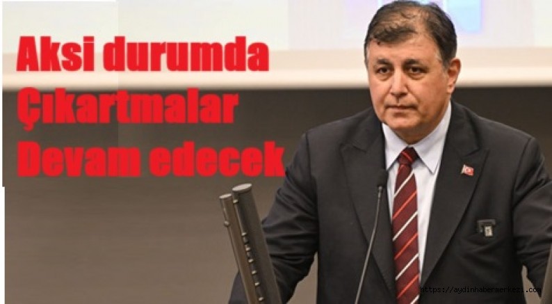 Cemil Tugay sendikayı son kez uyardı.