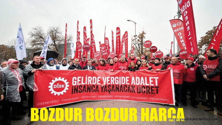 İşçisiz masadan tarihi sefalet çıktı