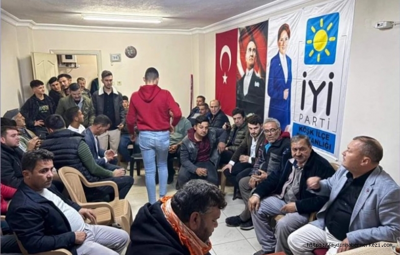 Köşk' İYİ Partide Yaşar Baş Heyacan Yarattı