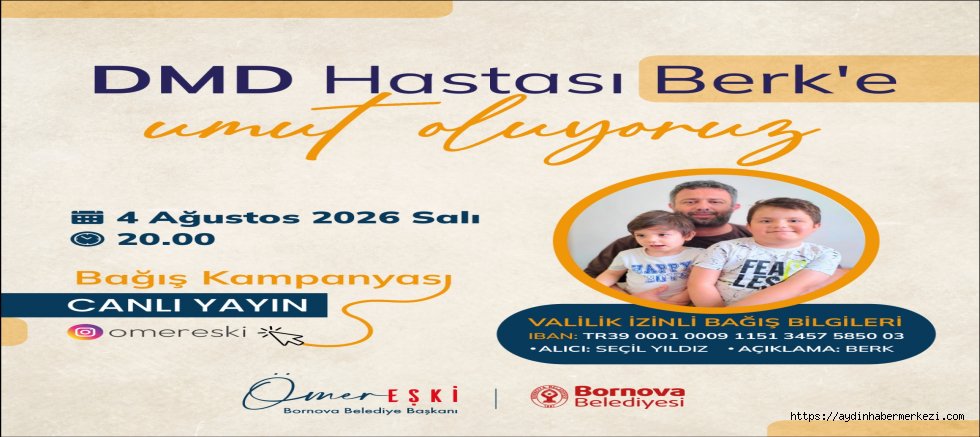 Bornova'da dayanışma sırası Berk Yıldız'da