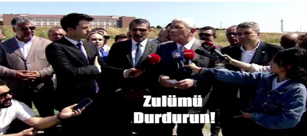 Dervişoğlu Erdoğan'a Çağrıda bulundu. Bu Zulüm Durdurulsun