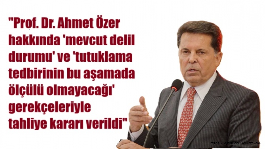 Esenyurt Belediye Başkanı Ahmet Özer'e tahliye kararı