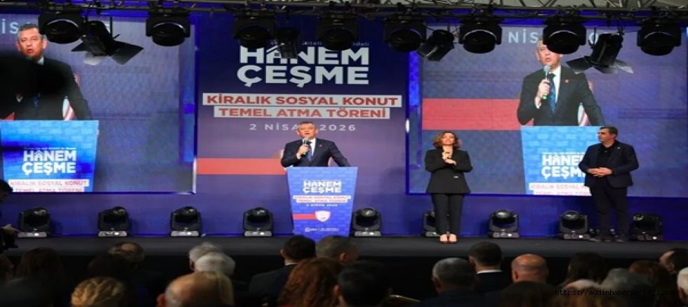 Hanem Çeşme'nin temelini Özgür Özel attı