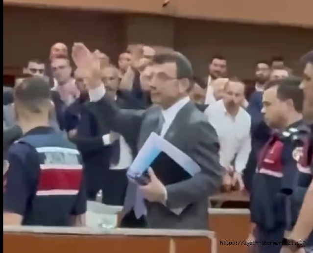 İMAMOĞLU SALONDAN ÇIKARILMAK İSTENDİ