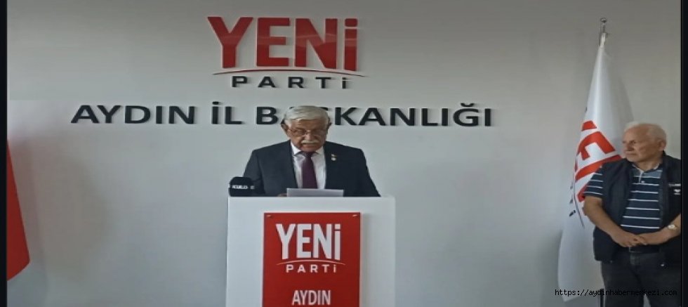 İSMET BOZKURT, YENİ PARTİ AYDIN İL BAŞKANLIĞINA ADAYLIĞINI AÇIKLADI