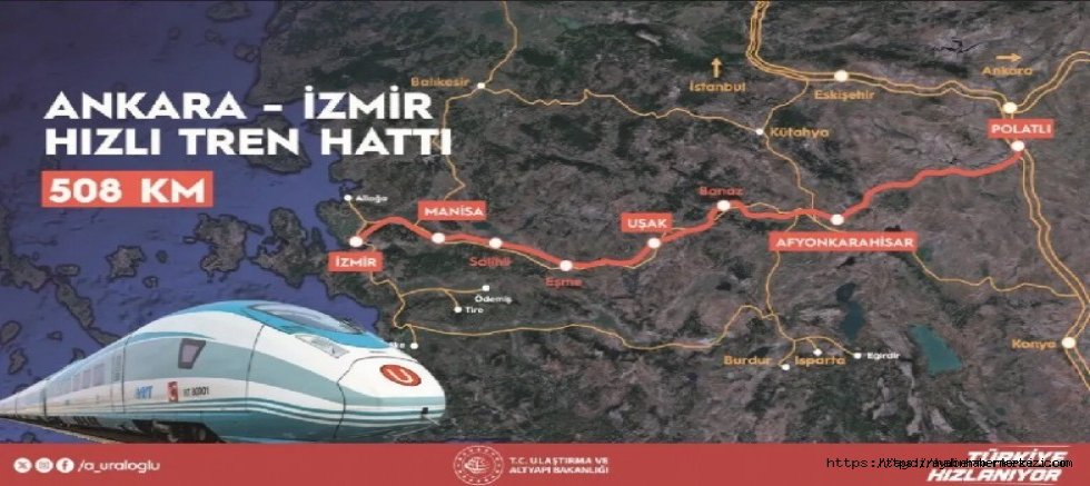 İzmir Ankara YHT Projesi 2027'e ötelendi