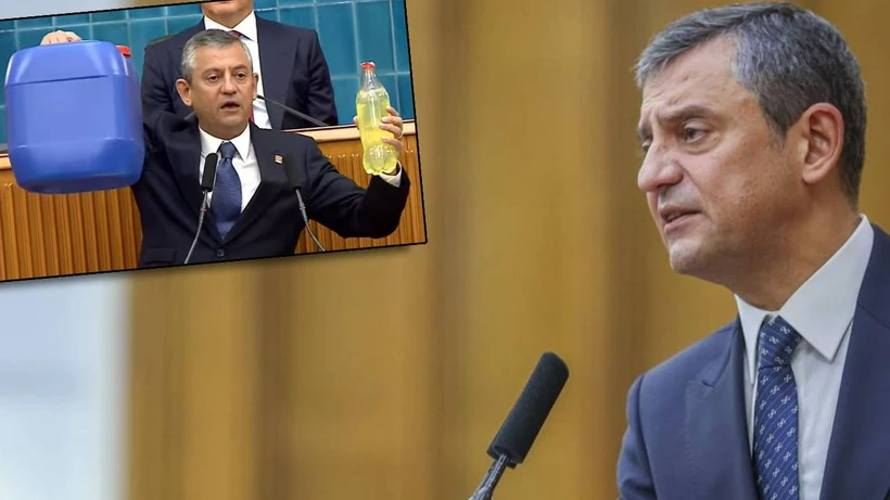 Özgür Özel Elinde Mazotla Kürsüye Çıktı