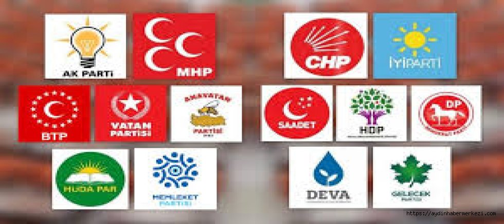 Siyasi Partilerin Güncel üye sayıları
