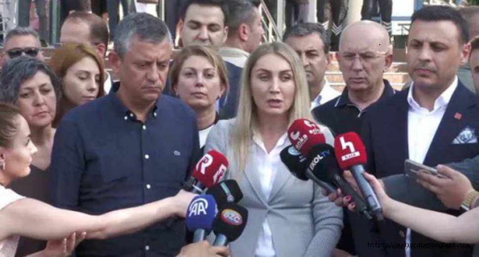 Özgür Özel ve Dilek İmamoğlu'ndan Ferdi Zeyrek’in tedavi gördüğü hastane önünde açıklama