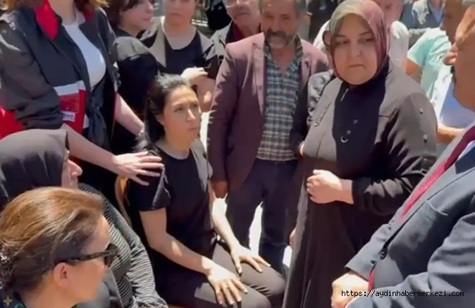 Şehit Ümit Üzüm’ün ablası cenazede isyan etti: “Burada AKP’li kimseyi istemiyorum
