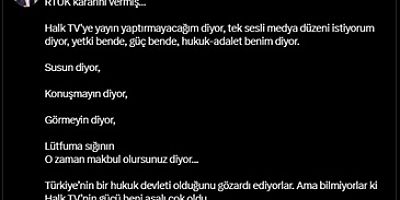 CAFER MAHİROĞLU'NDAN KARARTMA TEPKİSİ