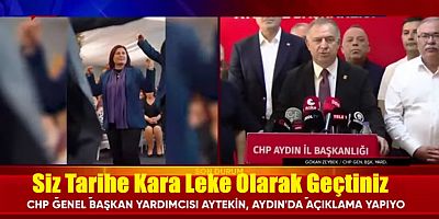 CHP'den Aydın İl Başkanlığında açıklama: Hainleri unutmayacağız