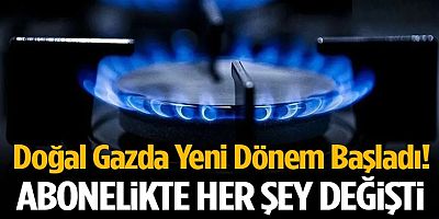 Doğalgazda Yeni Dönem!