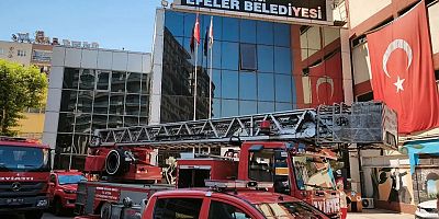 EFELER BELEDİYESİNDE KORKUTAN YANGIN