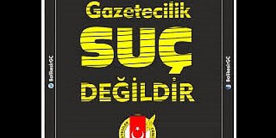 Gazetecileri susturamazsınız, Gazetecilik Suç Değildir!