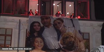 İnan Güney'in aile fotoğrafını miting öncesi güvenlik güçleri kaldırttı