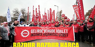 İşçisiz masadan tarihi sefalet çıktı