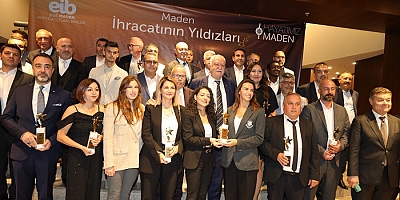 Maden ihracatının yıldızları ödüllerine kavuştu