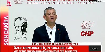 ÖZGÜR ÖZEL VATANDAŞA SESLENİYOR