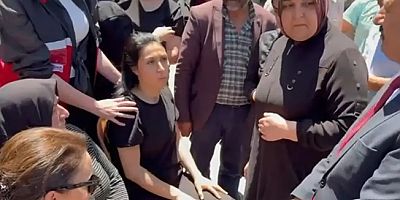 Şehit Ümit Üzüm’ün ablası cenazede isyan etti: “Burada AKP’li kimseyi istemiyorum